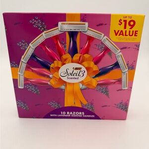 10 BIC Soleil Scented Razors with Lavender Handles